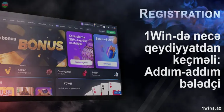 1Win platformasında qeydiyyatdan keçməyin necə həyata keçiriləcəyini ətraflı şəkildə izah edən addım-addım təlimat.